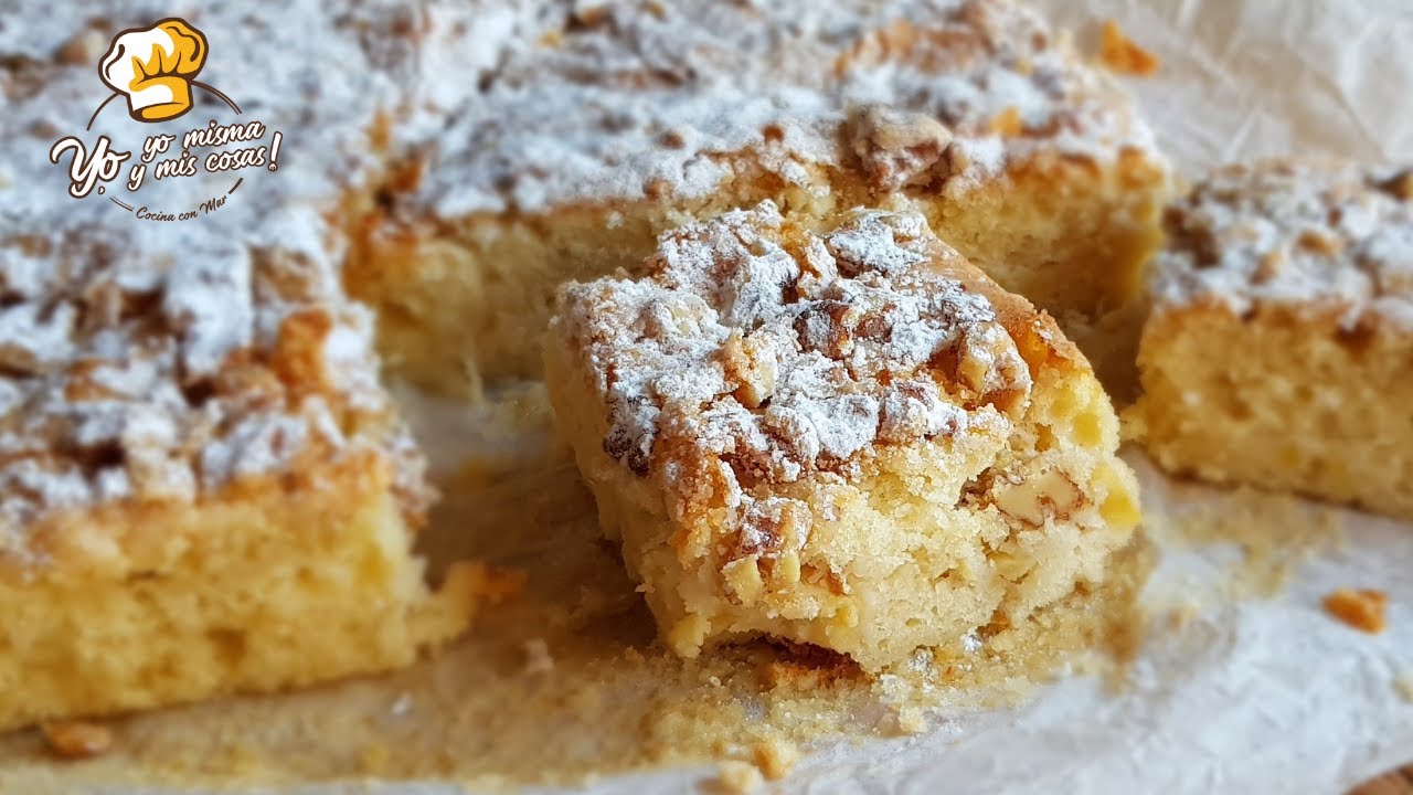 Tarta de manzana con nueces